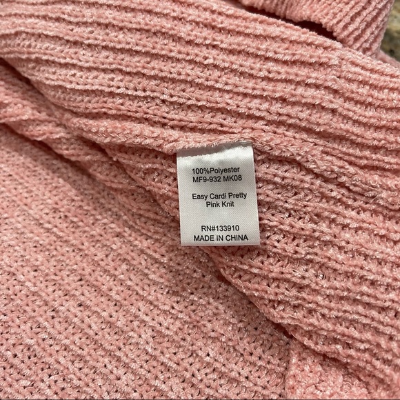 Show Me Your Mumu Easy Cardigan Sweater in Pretty Pink Size Large - Picture 8 of 8